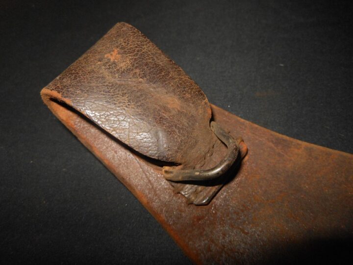WW1 German / Prussian Heer - ARMY PIONEER EQUIPMENT BELT HANGER - UNIT MARKED! - Image 3