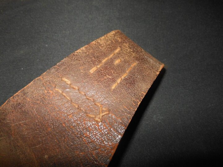 WW1 German / Prussian Heer - ARMY PIONEER EQUIPMENT BELT HANGER - UNIT MARKED! - Image 5