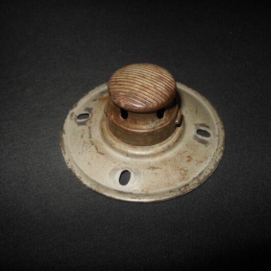 WW1 Imperial Prussian Army - EM/NCO PICKELHAUBE HELMET SPIKE BASE #1 - NICE!