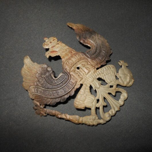 WW1 Imperial Prussian Army - EM/NCO PICKELHAUBE INFANTRY PLATE #3 - NICE!