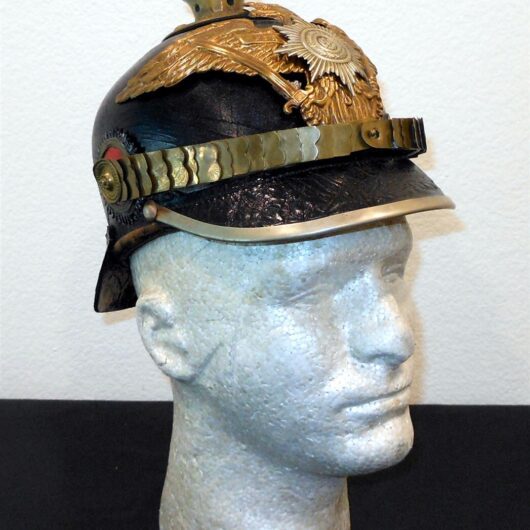 WW1 Imperial Prussian Army Pickelhaube M1891 - OFFICER GARDE HELMET - RARE!