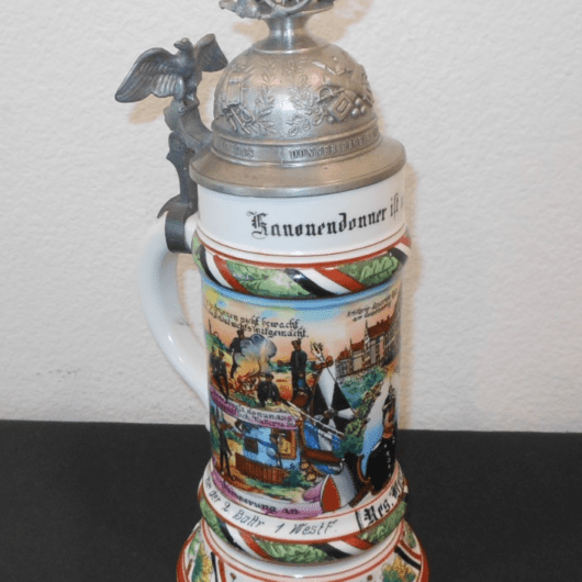 WW1 Imperial Prussian Army - REGIMENTAL STEIN - 2 BATTR. FELDART. RGT. 7 WESEL