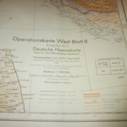 WW2 German 1:1000000 Operationskarte West - MAP - Western Europe - VERY RARE! - Image 3