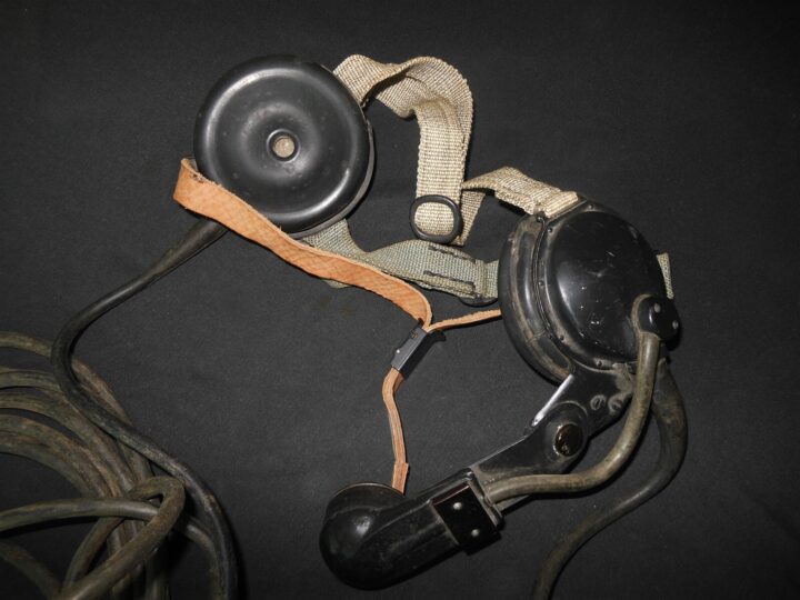WW2 German Kriegsmarine - C39b COASTAL ARTILLERY COMMUNICATION HEADSET - NOS! - Image 13