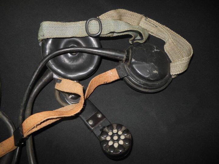 WW2 German Kriegsmarine - C39b COASTAL ARTILLERY COMMUNICATION HEADSET - NOS! - Image 16