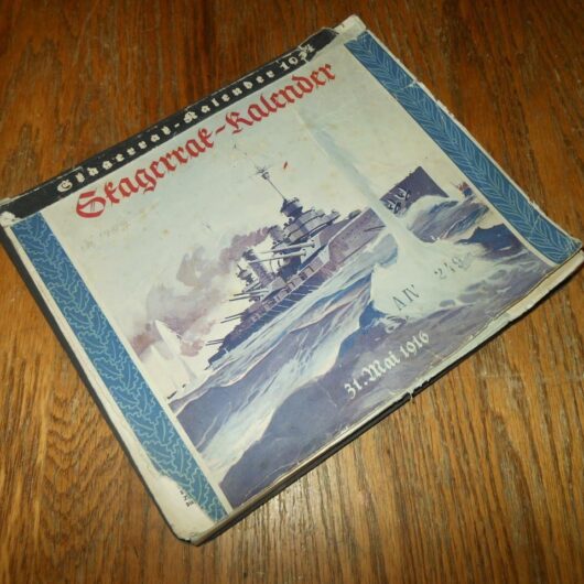 WW2 German Kriegsmarine Skagerrak Kalender 1937 - DESK CALENDAR - COMPLETE