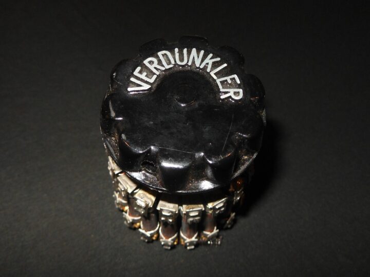 WW2 German Kriegsmarine Verdunkler - SHIP & U-BOAT LIGHT DIMMER SWITCH - SUPERB! - Image 4