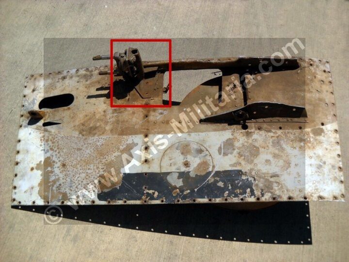 WW2 German Luftwaffe Aircraft - 20mm MG151/20 GONDOLA SUPPORT BRACKET - Me109 - Image 10