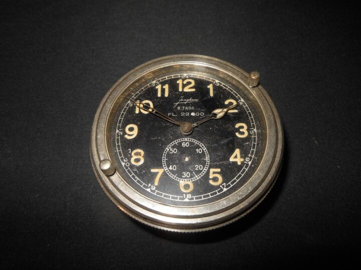 WW2 German Luftwaffe Aircraft Borduhr - JUNGHANS COCKPIT CLOCK - PARTS / REPAIR - Image 3