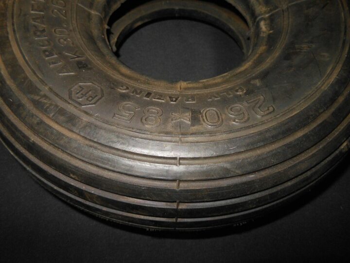 WW2 German Luftwaffe Aircraft - TAIL WHEEL TIRE - Me109 Me108 Fi156 Me163 He112 - Image 4