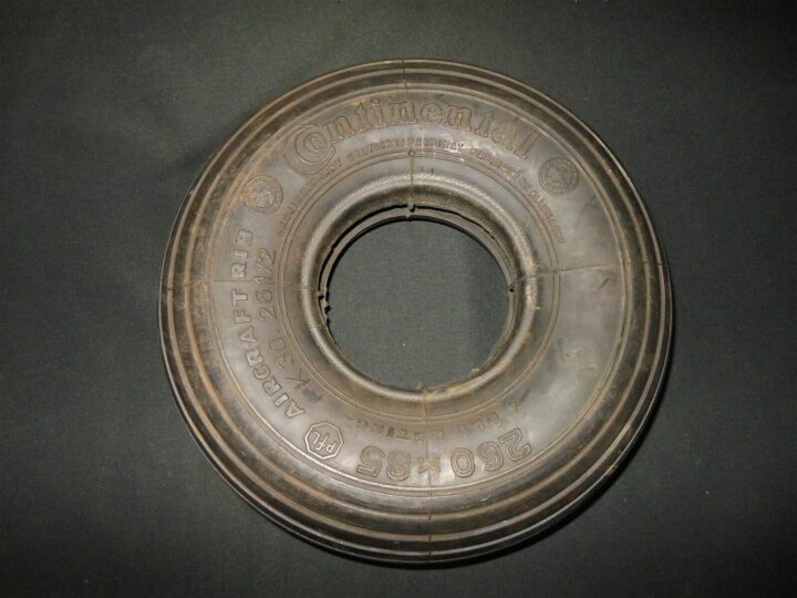 WW2 German Luftwaffe Aircraft - TAIL WHEEL TIRE - Me109 Me108 Fi156 Me163 He112