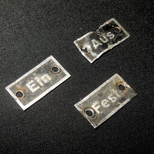 WW2 German Luftwaffe Aircraft Typenschild - COCKPIT E DATA PLATES - He111 - NICE