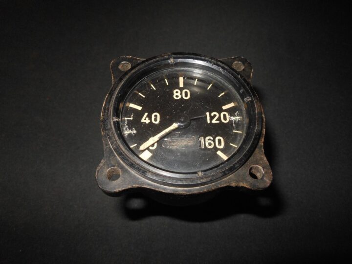 WW2 German Luftwaffe Druckmesser - FUEL PRESSURE GAUGE - Me262 He162 Me163 - Image 3