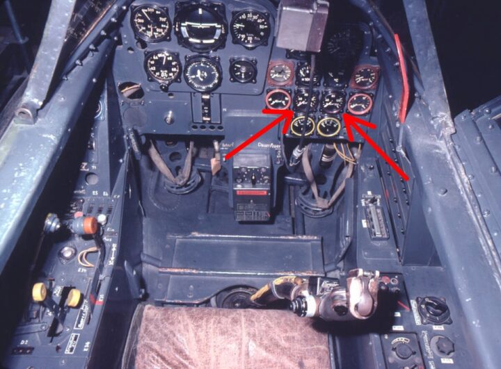 WW2 German Luftwaffe Druckmesser - FUEL PRESSURE GAUGE - Me262 He162 Me163 - Image 8