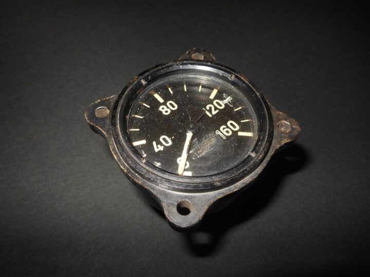 WW2 German Luftwaffe Druckmesser - FUEL PRESSURE GAUGE - Me262 He162 Me163