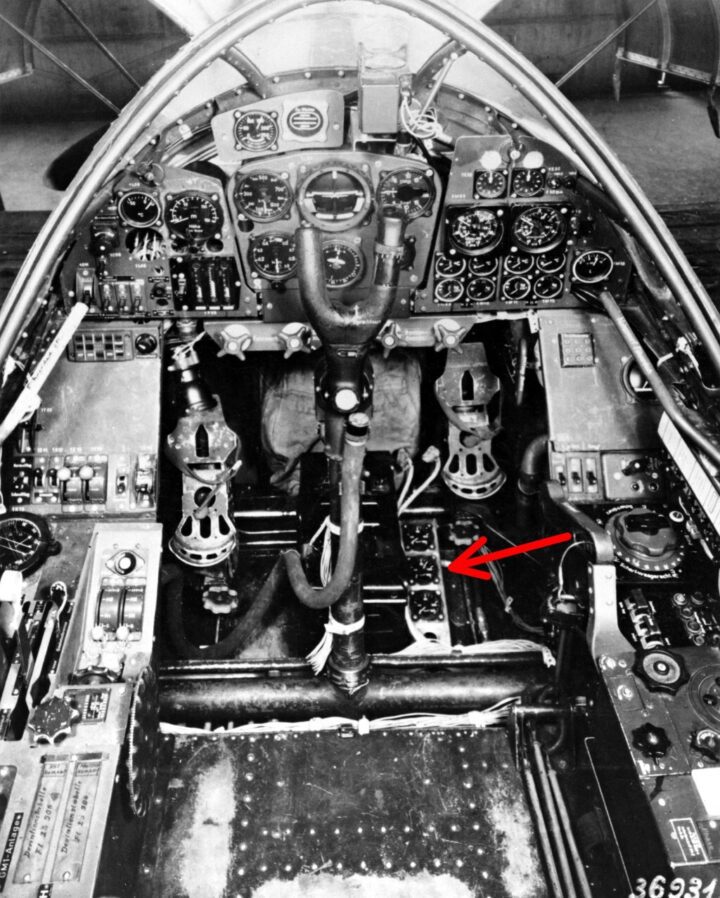 WW2 German Luftwaffe Druckmesser - FUEL PRESSURE GAUGE - Me262 He162 Me163 - Image 9