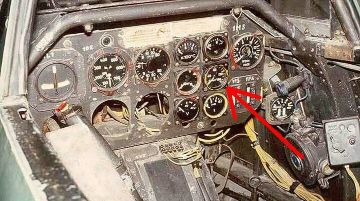 WW2 German Luftwaffe Druckmesser - FUEL PRESSURE GAUGE - Me262 He162 Me163 - Image 10