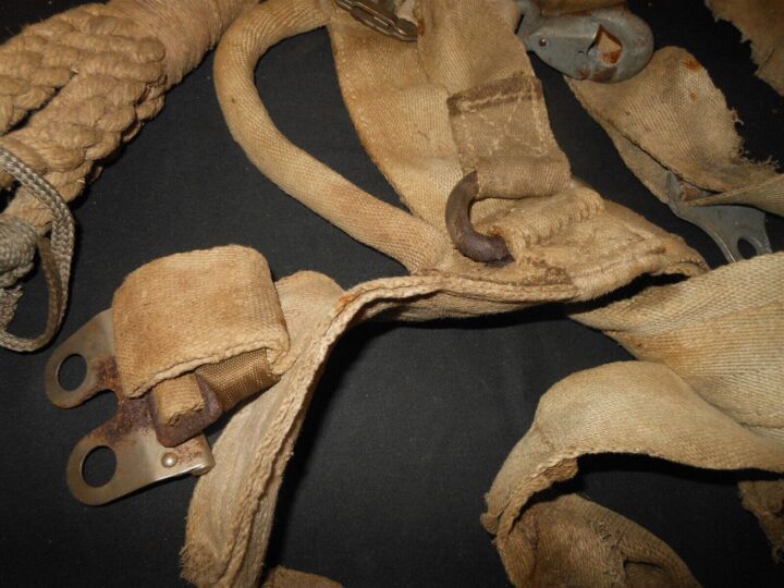 WW2 German Luftwaffe Fallschirmjager - RZ36 PARATROOPER PARACHUTE HARNESS - RARE - Image 13