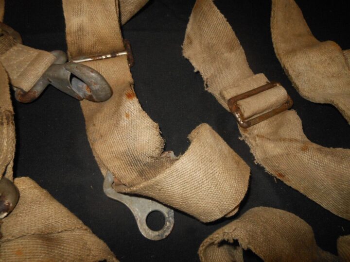 WW2 German Luftwaffe Fallschirmjager - RZ36 PARATROOPER PARACHUTE HARNESS - RARE - Image 16