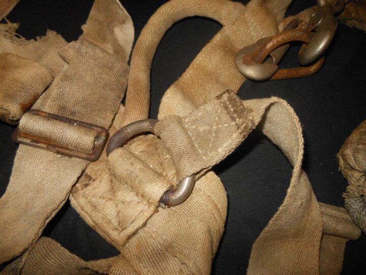 WW2 German Luftwaffe Fallschirmjager - RZ36 PARATROOPER PARACHUTE HARNESS - RARE - Image 6