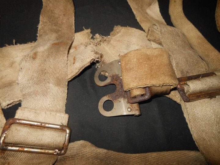 WW2 German Luftwaffe Fallschirmjager - RZ36 PARATROOPER PARACHUTE HARNESS - RARE - Image 7