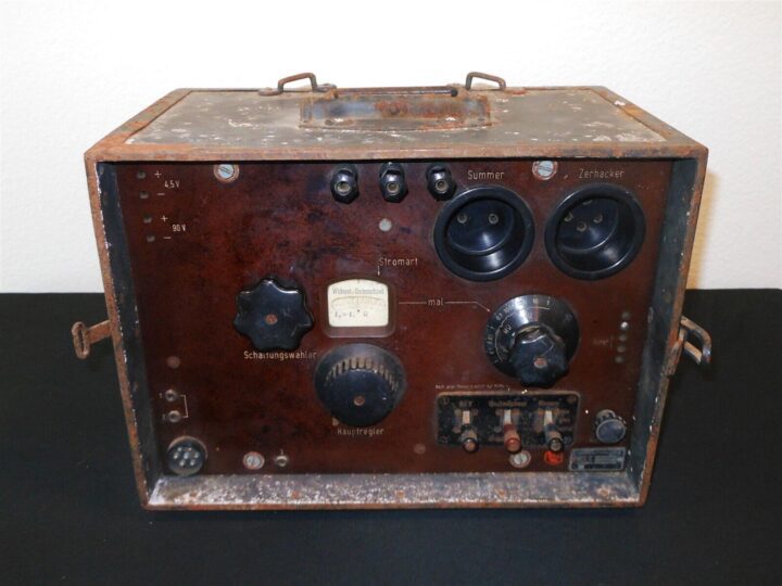 WW2 German Luftwaffe Messbrücke Ohmmeter - COMMUNICATION LINE TESTING UNIT - Image 3