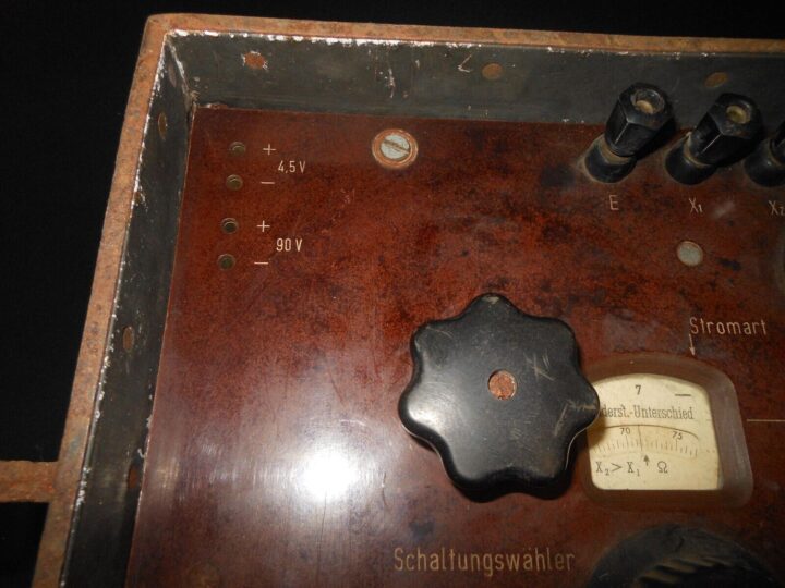 WW2 German Luftwaffe Messbrücke Ohmmeter - COMMUNICATION LINE TESTING UNIT - Image 7