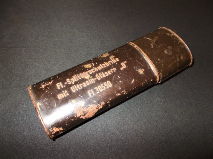 WW2 German Luftwaffe Nitsche u. Gunther - SPLINTER-PROOF GOGGLES - VERY NICE! - Image 14