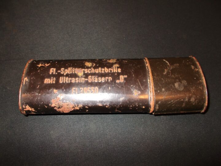 WW2 German Luftwaffe Nitsche u. Gunther - SPLINTER-PROOF GOGGLES - VERY NICE! - Image 15