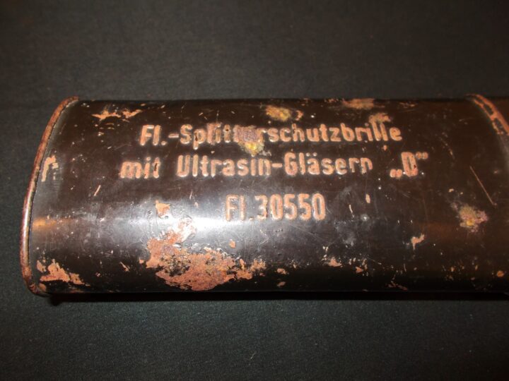 WW2 German Luftwaffe Nitsche u. Gunther - SPLINTER-PROOF GOGGLES - VERY NICE! - Image 16