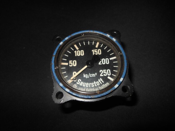 WW2 German Luftwaffe Sauerstoffdruckmesser - OXYGEN PRESSURE #1 - Me109 Fw190 - Image 3