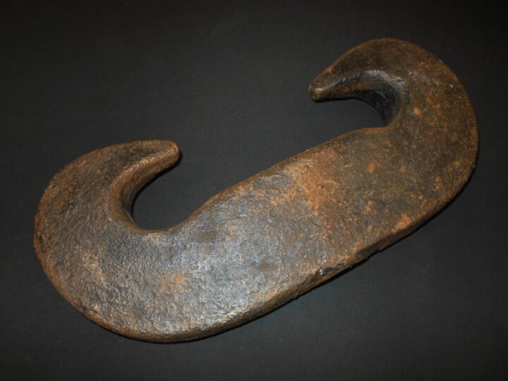 WW2 German Wehrmacht Panzer Zughaken - STEEL TOW HOOK -  TIGER PANTHER - RARE!