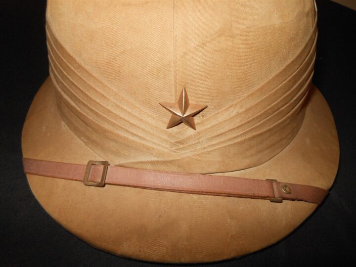 WW2 Imperial Japanese Army - OFFICER TROPICAL PITH HELMET - NICE! - Image 12