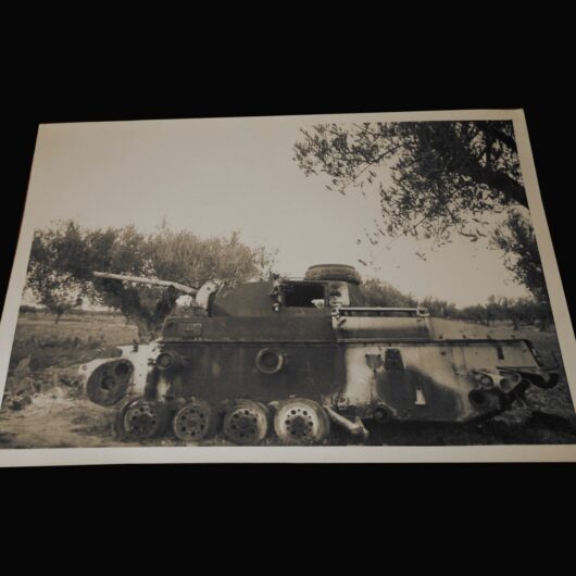 WW2 US Army Signal Corps Photo  - ORIGINAL WWII IMAGE REPRINT - PANZER 3 - NICE!