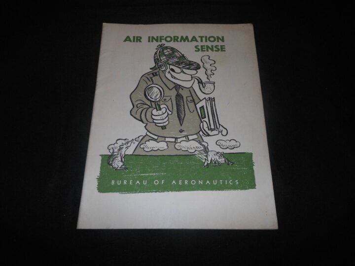 WW2 US Navy Training Handbook - AIR INFORMATION SENSE - PBY Gunner Vet Estate - Image 3