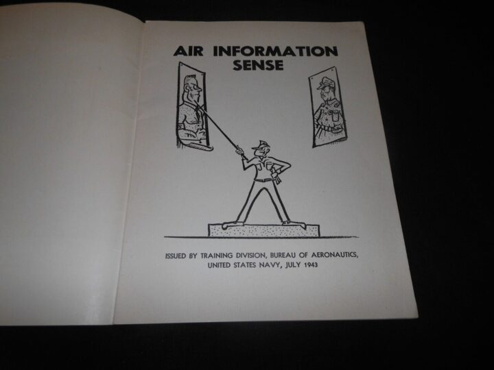 WW2 US Navy Training Handbook - AIR INFORMATION SENSE - PBY Gunner Vet Estate - Image 4